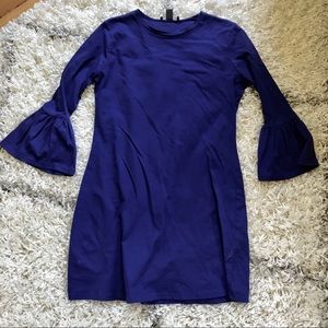 Primark Blue Bell/Flare Sleeved Dress